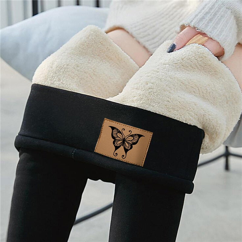 Winter Women Leggings Velvet Warm Pants Hight Waist Leggings Women Solid Color Legging Comfortable Keep Warm Stretchy Legging - Unreel Clothes for fishing and the outdoors.