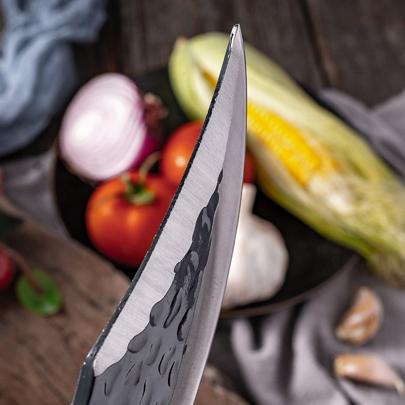 Meat Cleaver Butcher Knife Stainless Steel Hand Forged - Unreel Clothes for fishing and the outdoors.