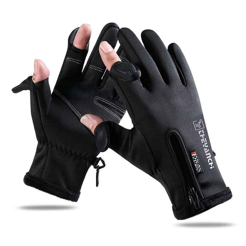 Waterproof Winter Gloves For Touchscreen - Unreel Clothes for fishing and the outdoors.