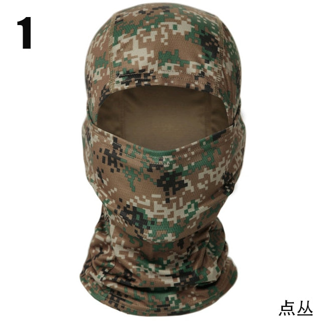 Tactical Camouflage Balaclava - Unreel Clothes for fishing and the outdoors.
