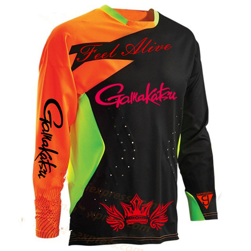 Men's fishing UV protection sunscreen long-sleeved - Unreel Clothes for fishing and the outdoors.