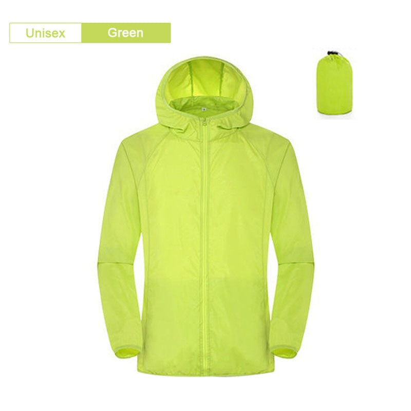 Camping Rain Jacket Men Women Waterproof - Unreel Clothes for fishing and the outdoors.