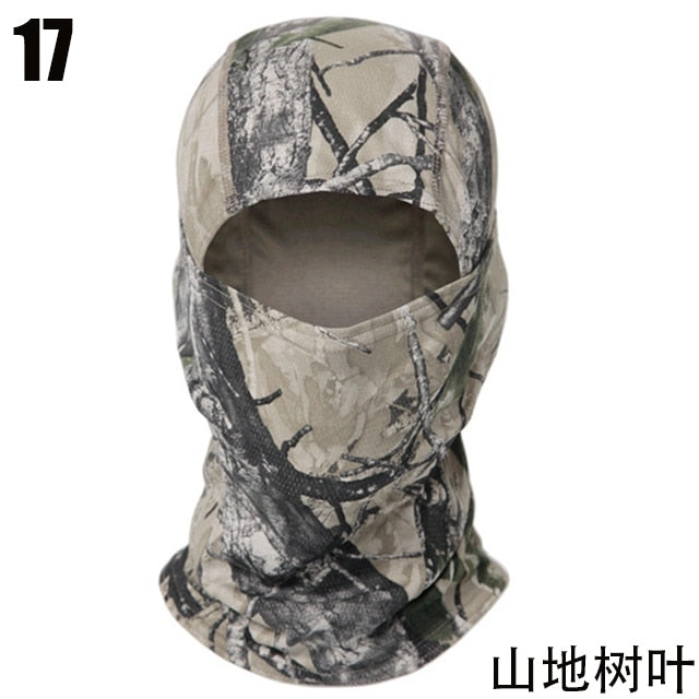Tactical Camouflage Balaclava - Unreel Clothes for fishing and the outdoors.