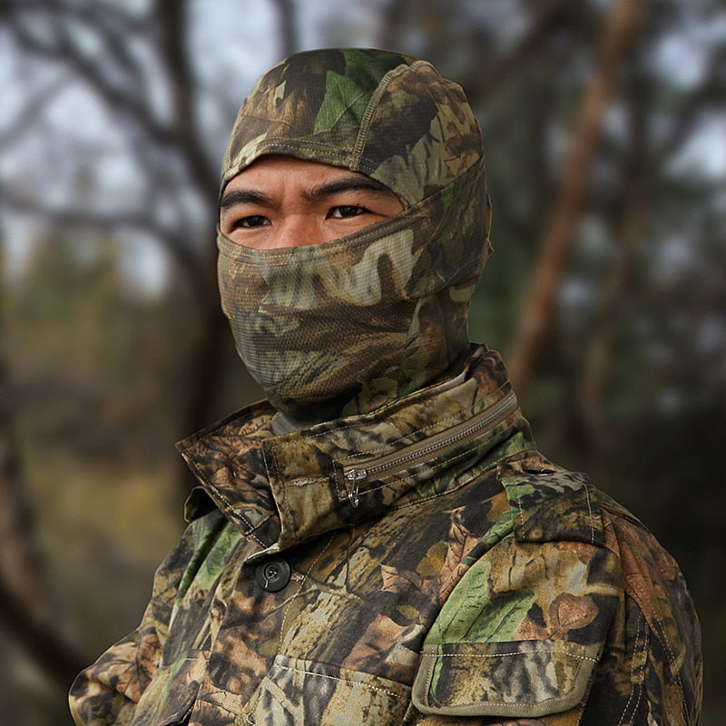 Tactical Camouflage Balaclava - Unreel Clothes for fishing and the outdoors.