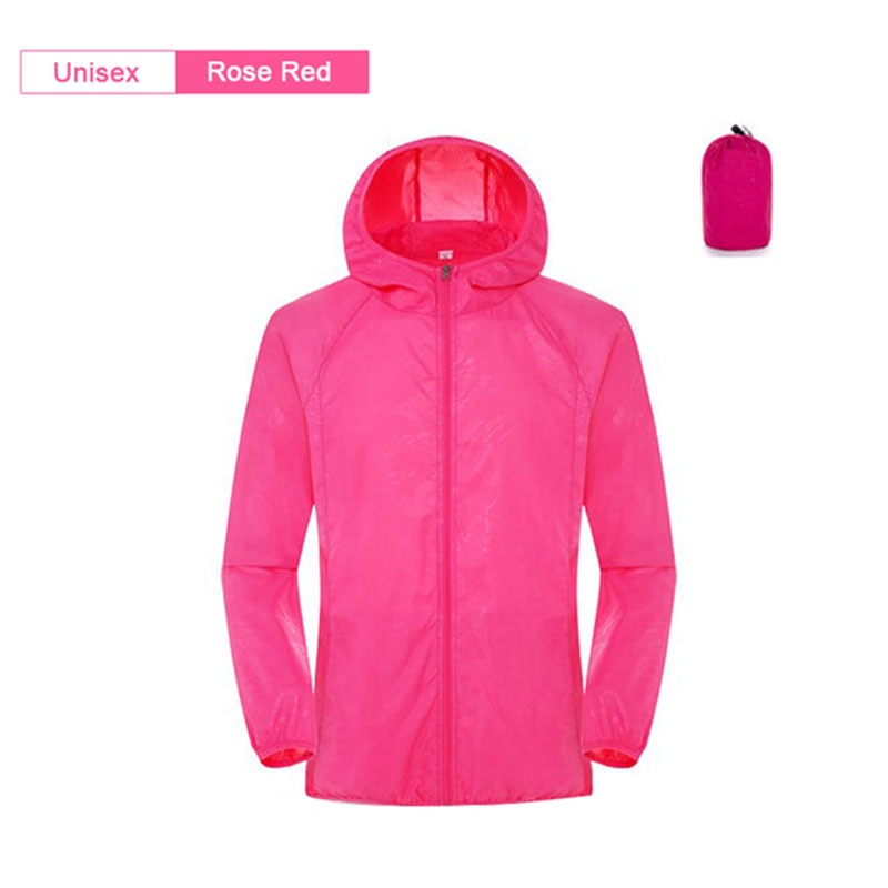 Camping Rain Jacket Men Women Waterproof - Unreel Clothes for fishing and the outdoors.