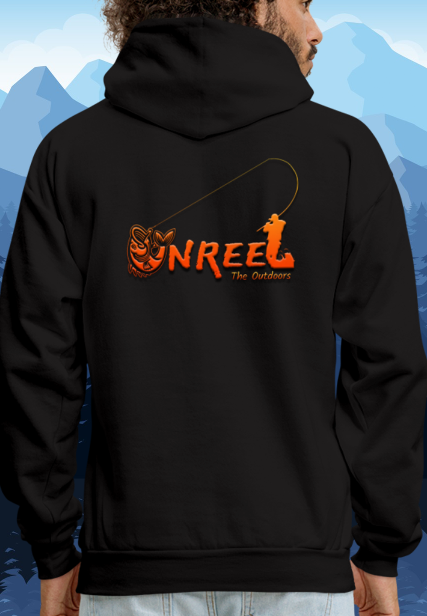 Unreel Outdoors Adventure badge Hoodie
