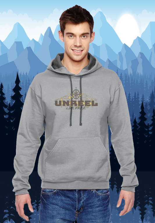 Unreel live free hoodie