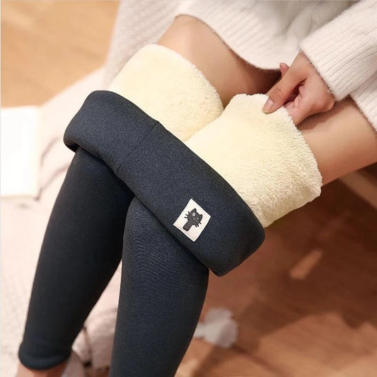 Winter Women Leggings Velvet Warm Pants Hight Waist Leggings Women Solid Color Legging Comfortable Keep Warm Stretchy Legging - Unreel Clothes for fishing and the outdoors.