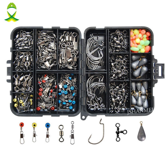 JSM 160pcs/box Fishing Accessories Kit - Unreel Clothes for fishing and the outdoors.