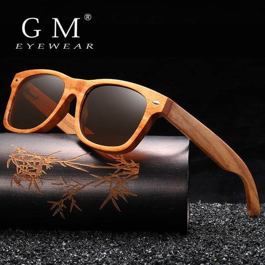 GM Natural Wood Polarized Sunglasses - Unreel Clothes for fishing and the outdoors.