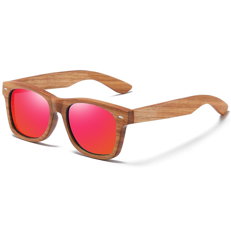 GM Natural Wood Polarized Sunglasses - Unreel Clothes for fishing and the outdoors.