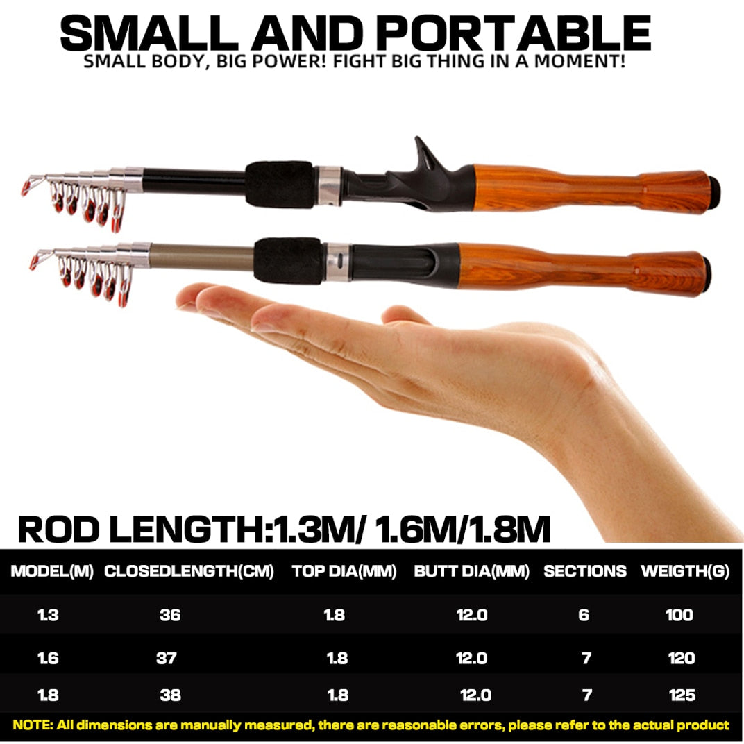 Mini Short Light Travel Lure Rod - Unreel Clothes for fishing and the outdoors.