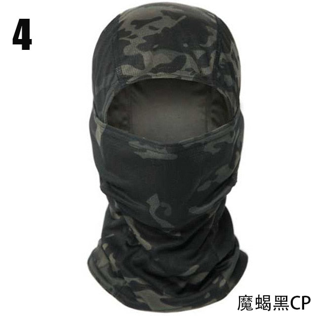 Tactical Camouflage Balaclava - Unreel Clothes for fishing and the outdoors.