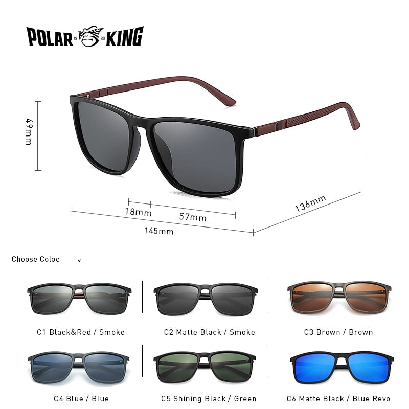 Polarking New Luxury Polarized Sunglasses Men - Unreel Clothes for fishing and the outdoors.