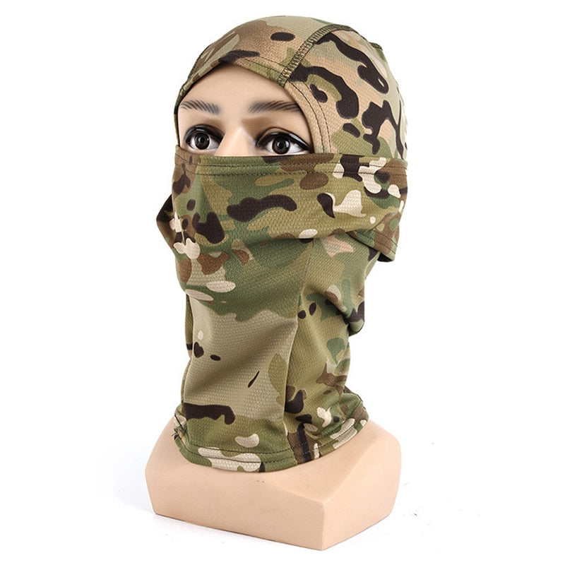 Tactical Camouflage Balaclava - Unreel Clothes for fishing and the outdoors.