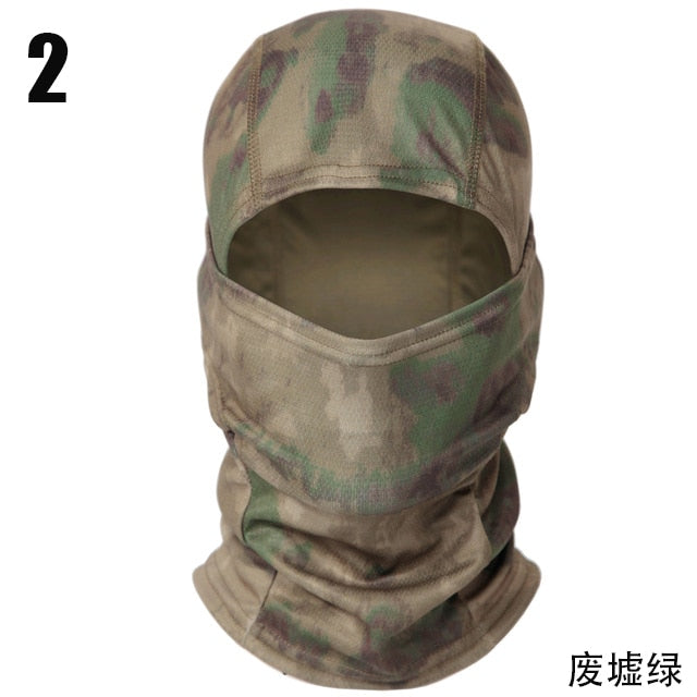 Tactical Camouflage Balaclava - Unreel Clothes for fishing and the outdoors.