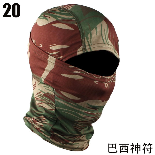 Tactical Camouflage Balaclava - Unreel Clothes for fishing and the outdoors.