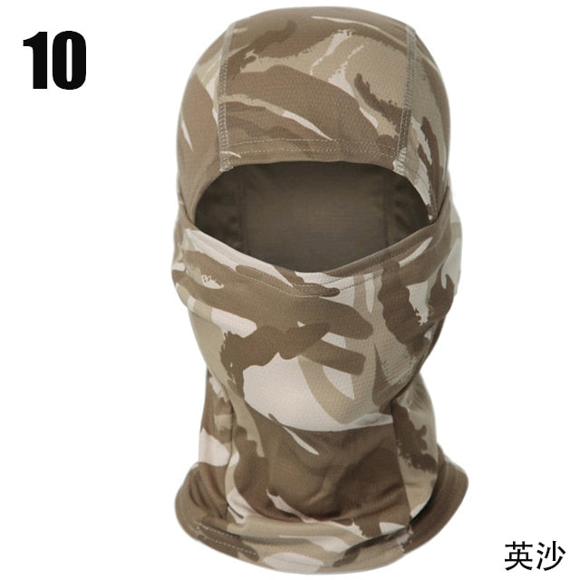 Tactical Camouflage Balaclava - Unreel Clothes for fishing and the outdoors.