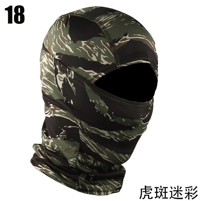 Tactical Camouflage Balaclava - Unreel Clothes for fishing and the outdoors.