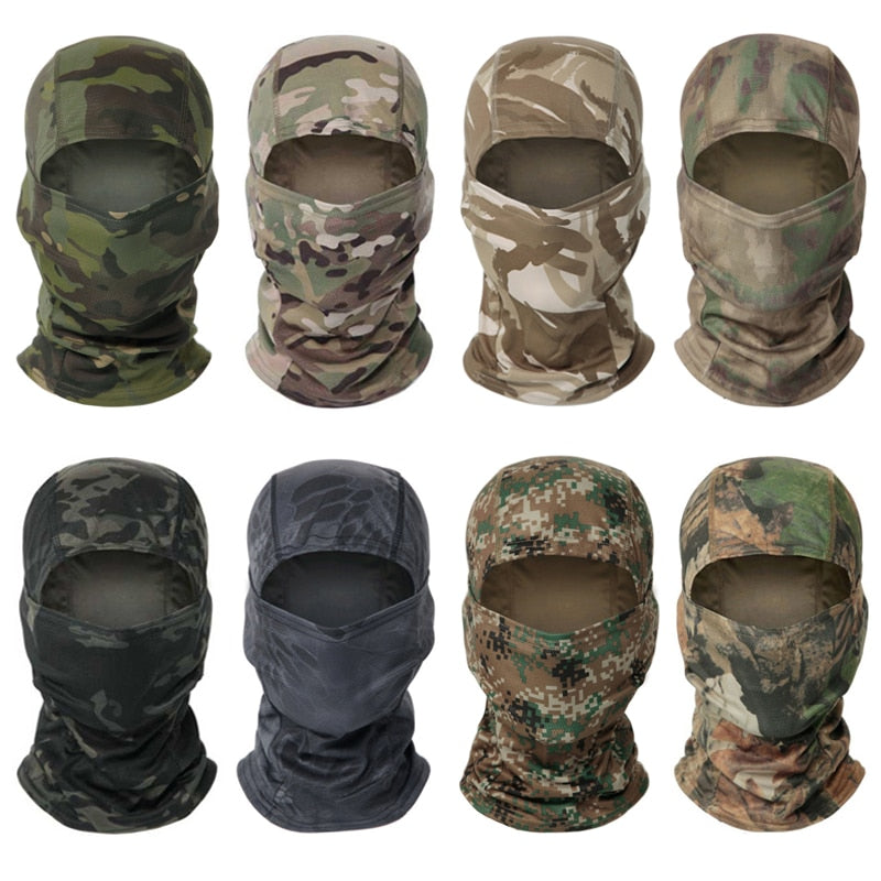 Tactical Camouflage Balaclava - Unreel Clothes for fishing and the outdoors.