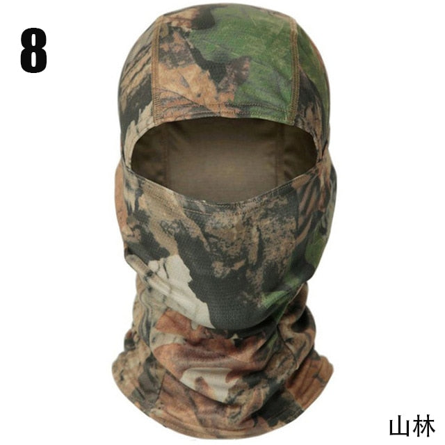 Tactical Camouflage Balaclava - Unreel Clothes for fishing and the outdoors.