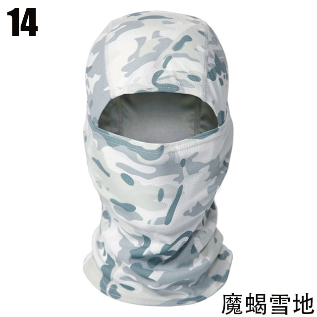 Tactical Camouflage Balaclava - Unreel Clothes for fishing and the outdoors.