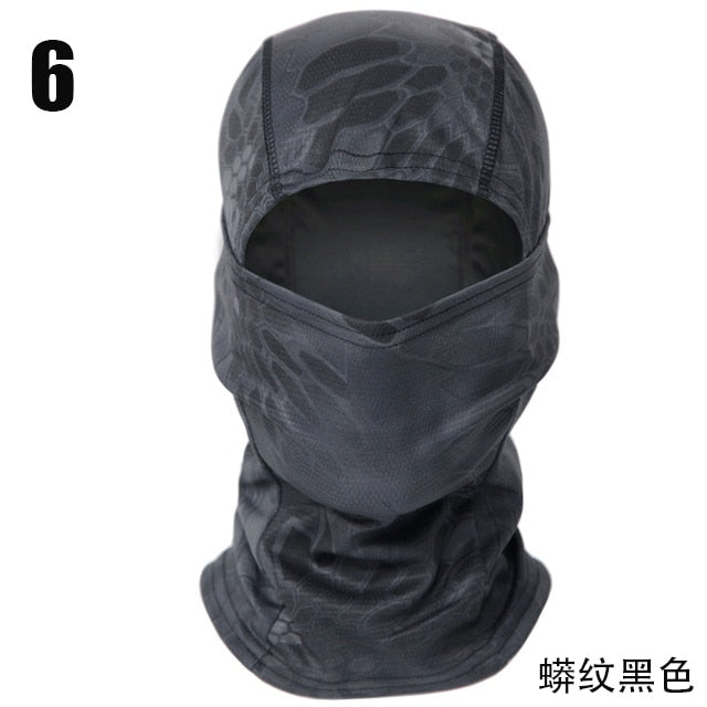 Tactical Camouflage Balaclava - Unreel Clothes for fishing and the outdoors.