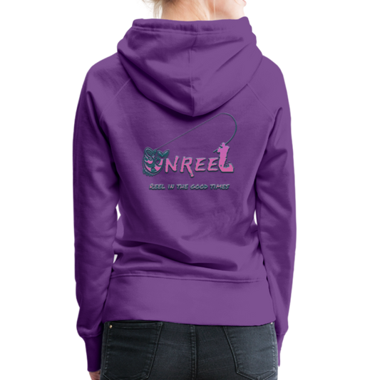 Women’s Unreel Premium Hoodie - Unreel Clothes for fishing and the outdoors.