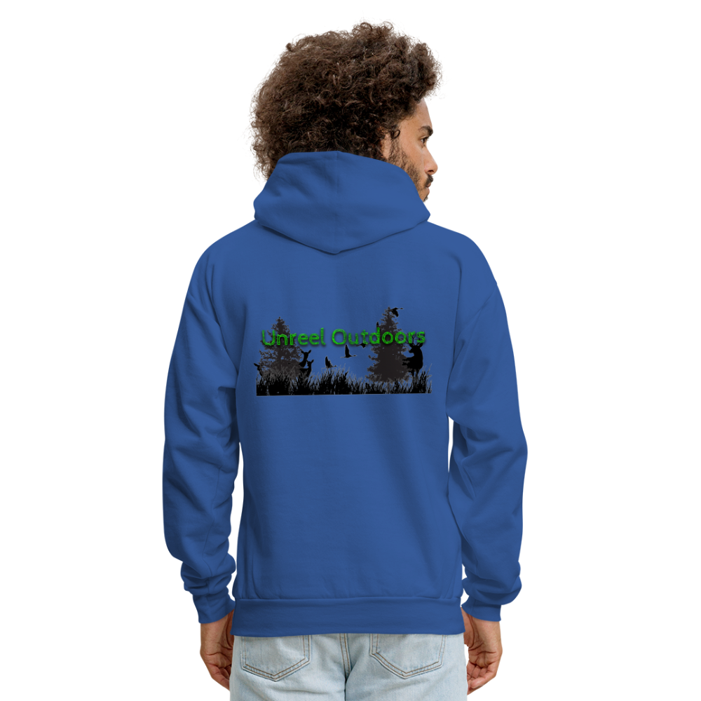 Unreel's Adventure Men's Hoodie - Unreel Clothes for fishing and the outdoors.