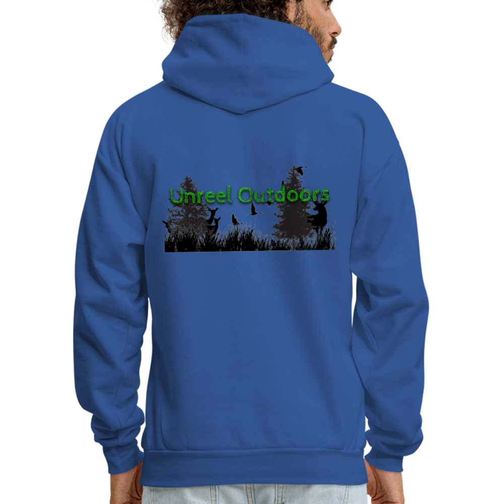 Unreel's Adventure Men's Hoodie - Unreel Clothes for fishing and the outdoors.