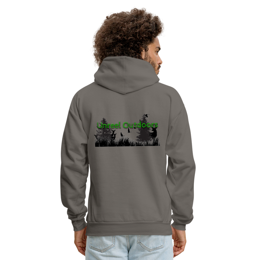 Unreel's Adventure Men's Hoodie - Unreel Clothes for fishing and the outdoors.