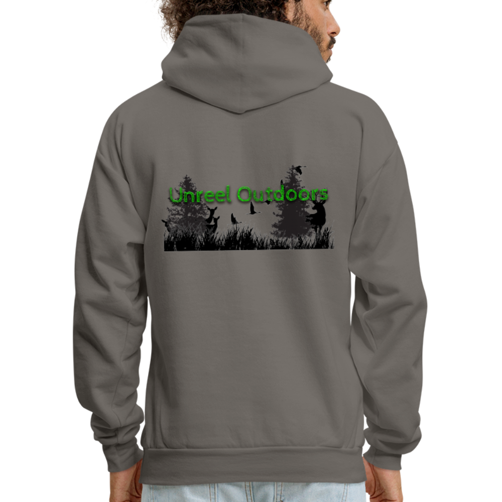 Unreel's Adventure Men's Hoodie - Unreel Clothes for fishing and the outdoors.