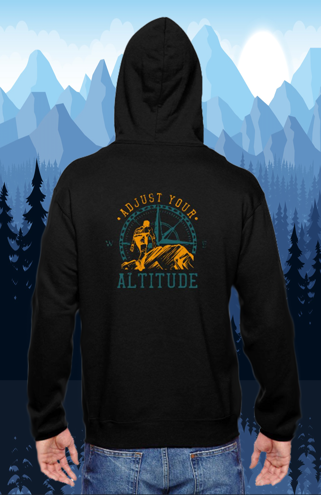 Unreel Outdoors hiking hoodie