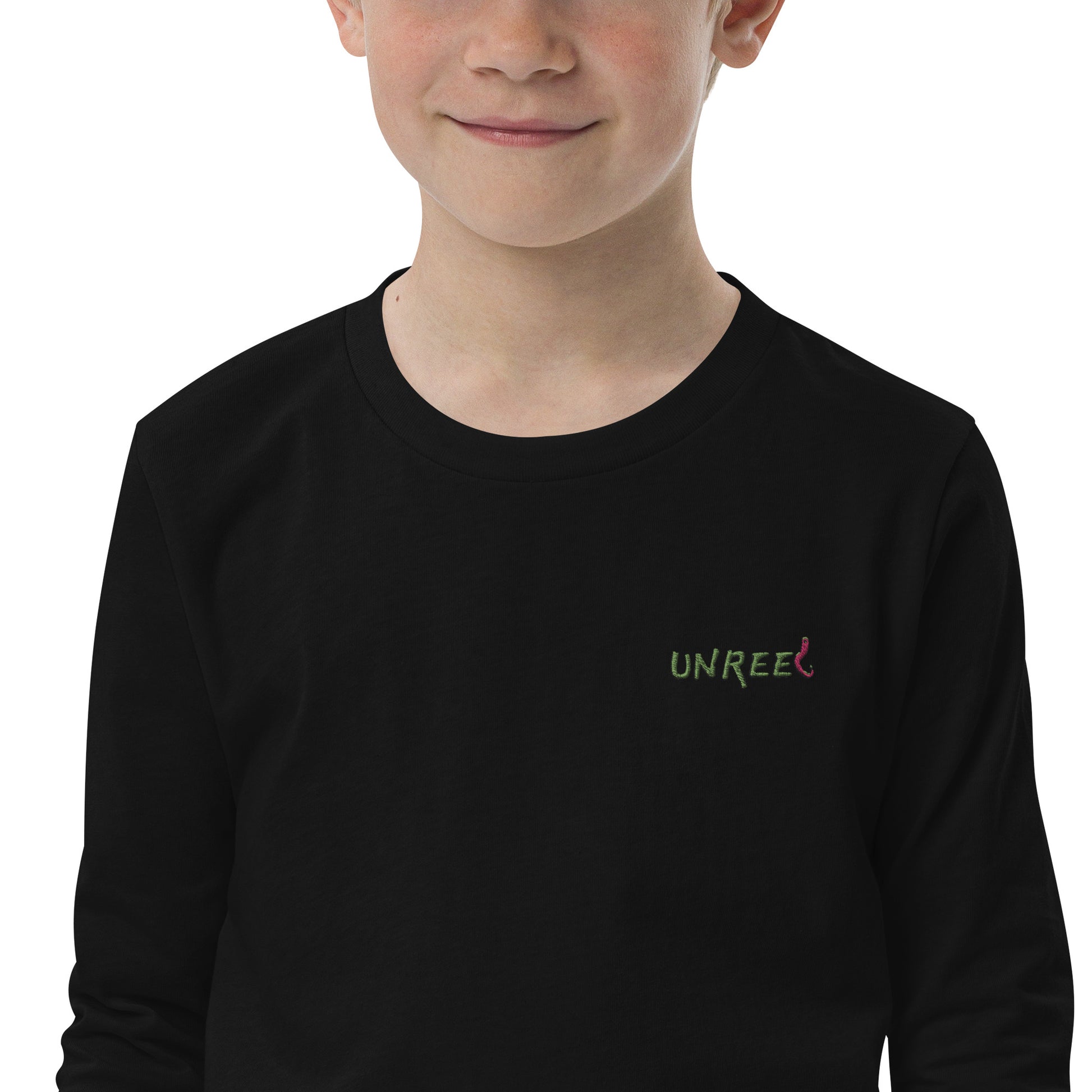 Unreel outdoors Youth long sleeve tee - Unreel Clothes for fishing and the outdoors.